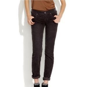 Madewell brown corduroy pants 27